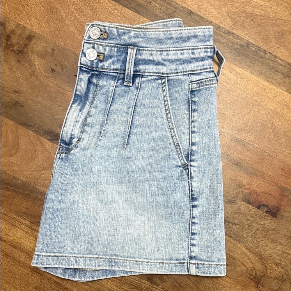 White House Black Market Light Blue Jean Shorts